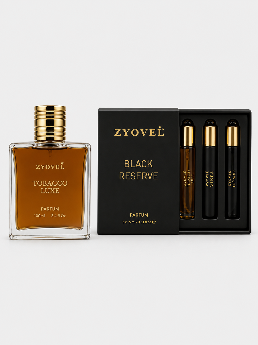 BLACK RESERVE + TOBACCO LUXE | For Men